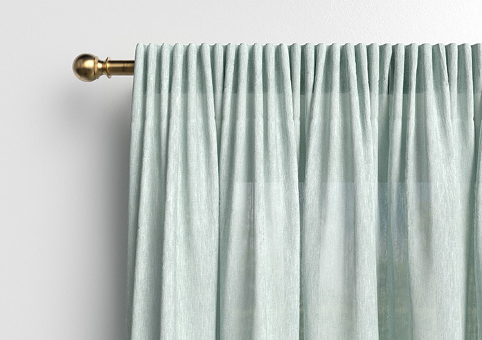 Livorno Voile, Pale Duck Egg - Made to Measure Curtains - Image 10